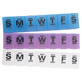 847PL = 7 Day AM/PM XXL Pill organizer
